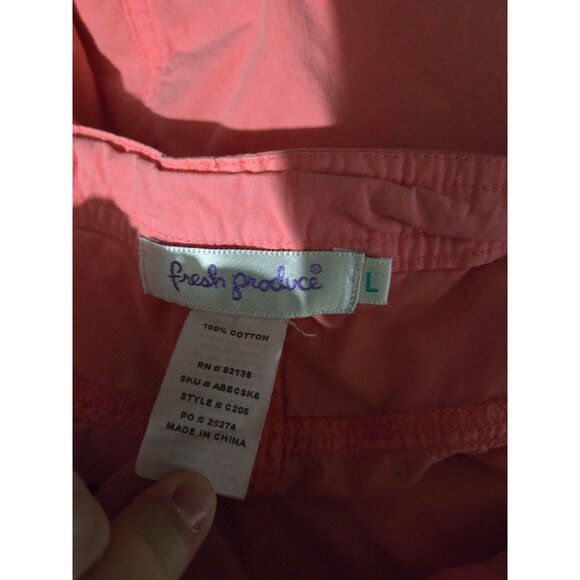 Fresh Produce Womens Knee Length Skirt Size Large Neon Casual Vibrant Summer - Picture 6 of 11